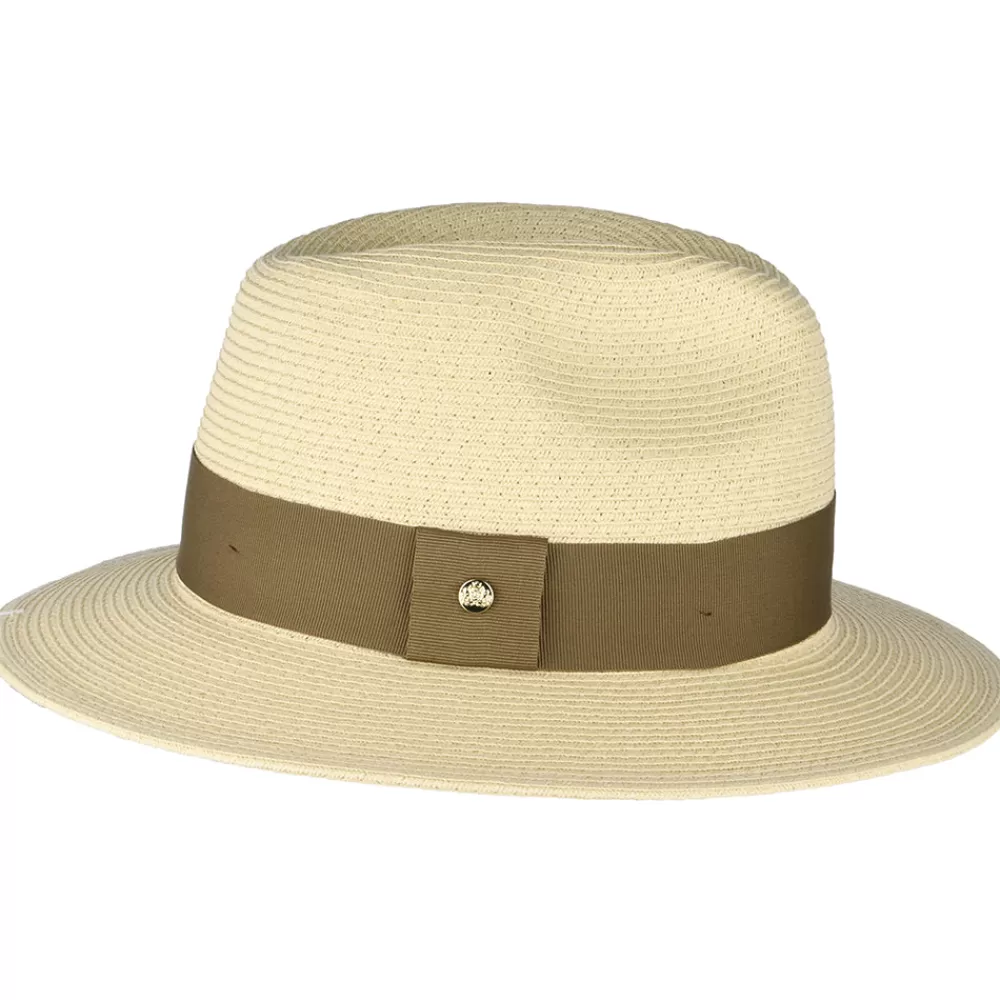 Chapeaux Trilby | Chapeaux Fedora^Failsworth Chapeau Fedora en Paille Toyo Sienna naturel-marron