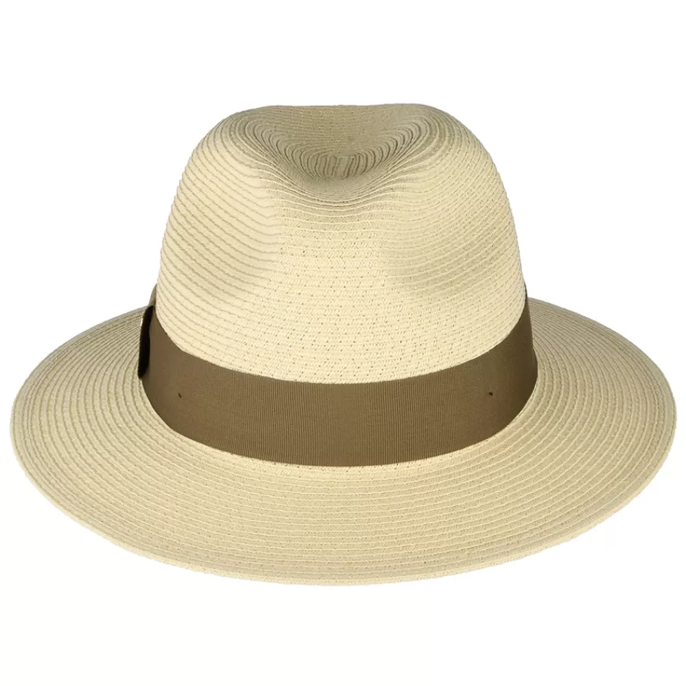 Chapeaux Trilby | Chapeaux Fedora^Failsworth Chapeau Fedora en Paille Toyo Sienna naturel-marron