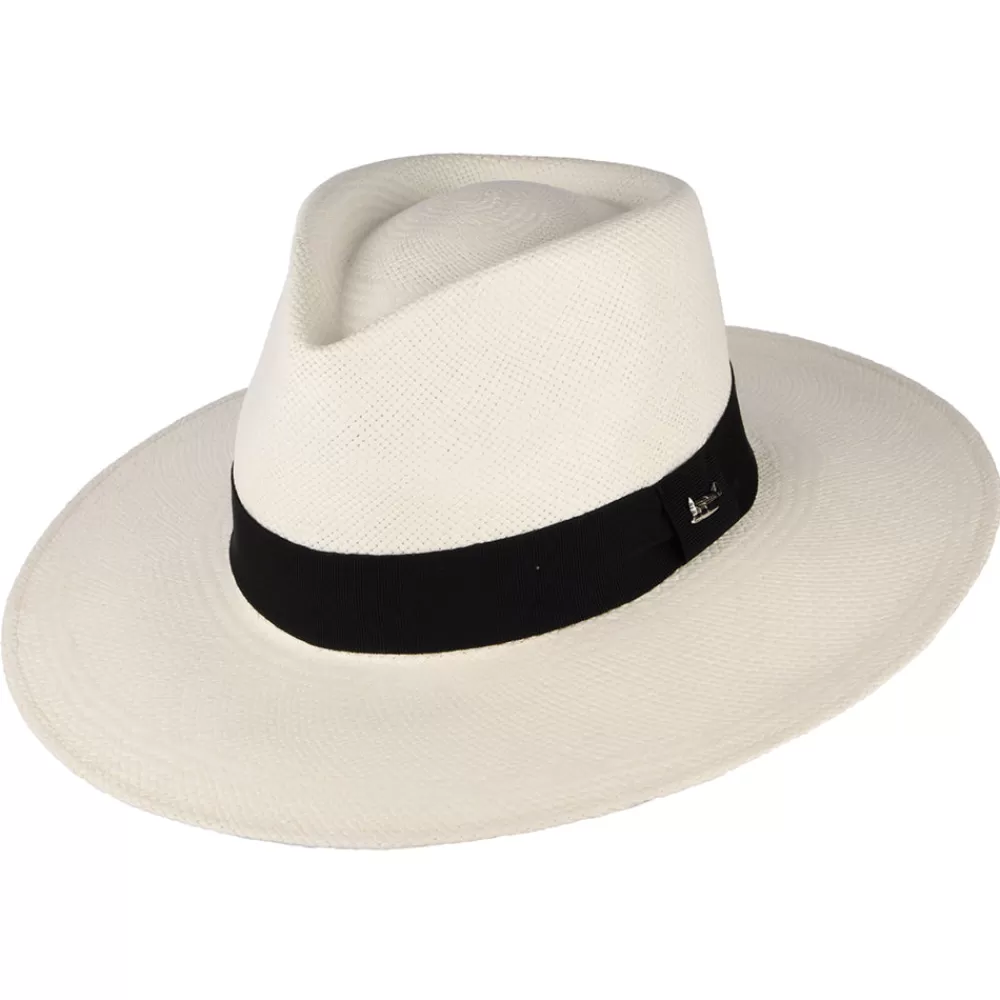 Chapeaux Trilby | Chapeaux Fedora^Whiteley Chapeau Fedora Panama Aintree décoloré
