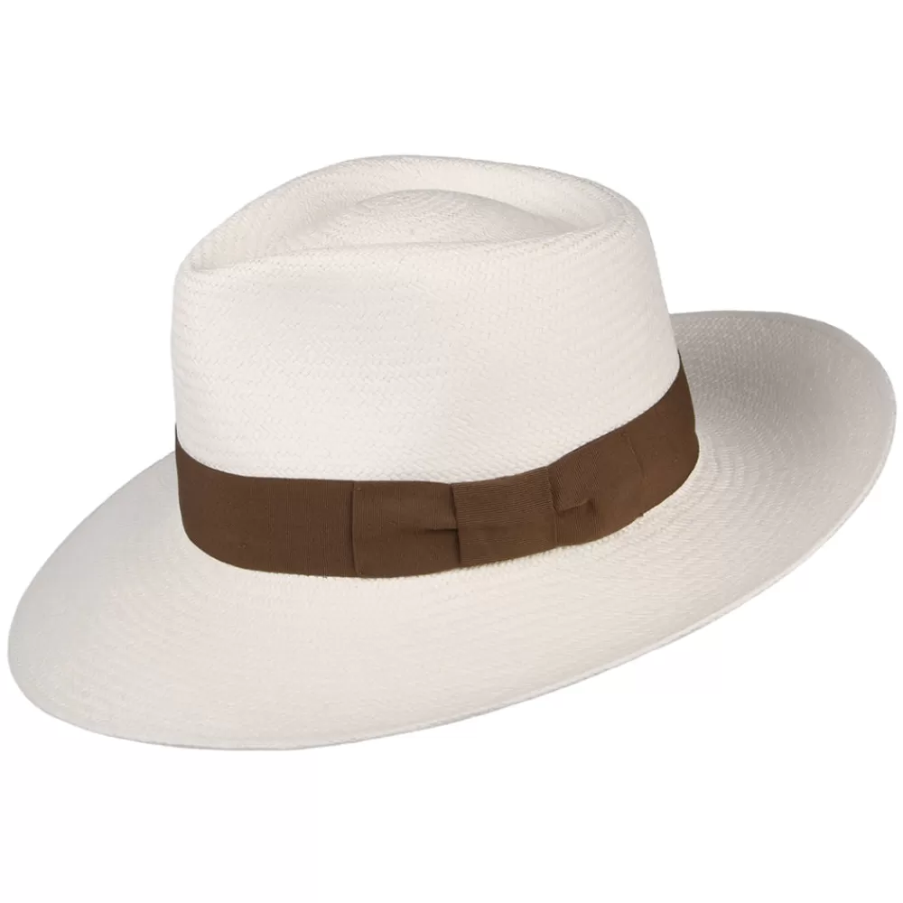 Chapeaux Trilby | Chapeaux Fedora^Failsworth Chapeau Fedora Panama Chatsworth décoloré-taupe