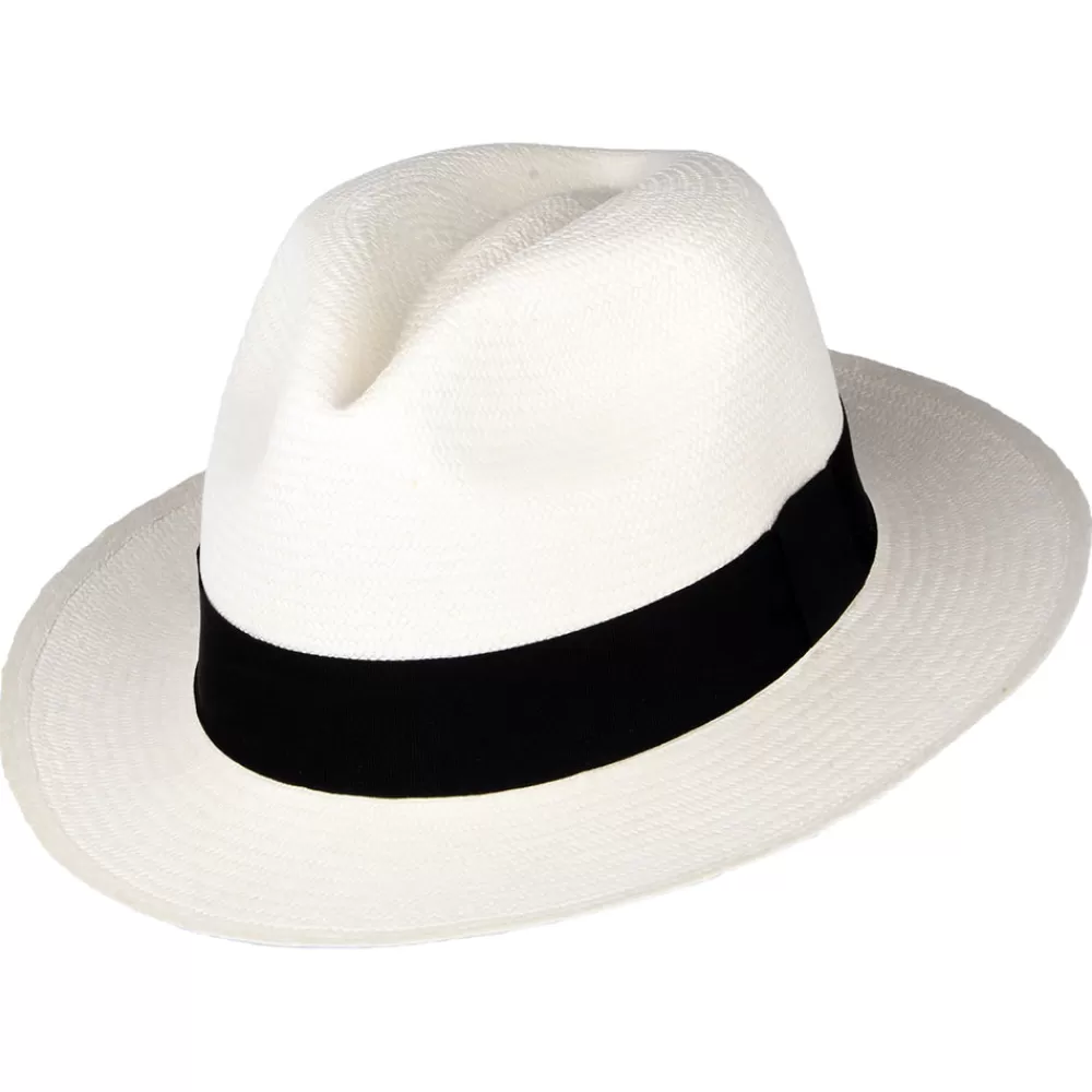 Chapeaux Trilby | Chapeaux Fedora^Jaxon & James Chapeau Fedora Panama Clasico décoloré JAXON & JAMES
