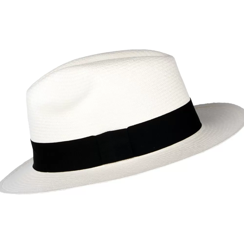 Chapeaux Trilby | Chapeaux Fedora^Jaxon & James Chapeau Fedora Panama Clasico décoloré JAXON & JAMES