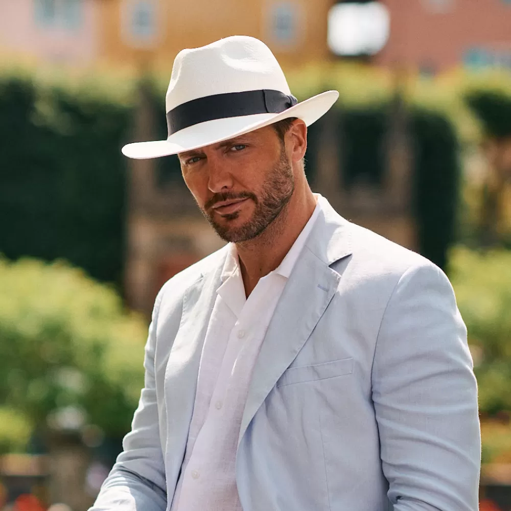 Chapeaux Trilby | Chapeaux Fedora^Failsworth Chapeau Fedora Panama Grade 8 décoloré