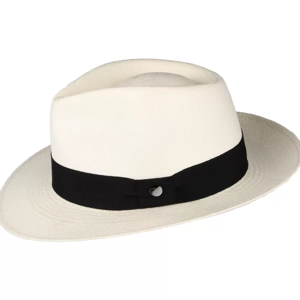 Chapeaux Trilby | Chapeaux Fedora^City Sport Chapeau Fedora Panama Teardrop décoloré