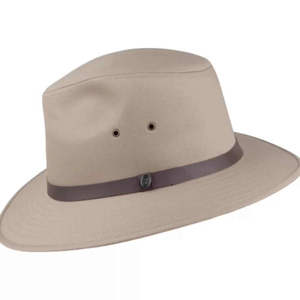 Chapeaux Trilby | Chapeaux Fedora^Jaxon & James Chapeau Fedora Safari en Coton beige britannique JAXON & JAMES