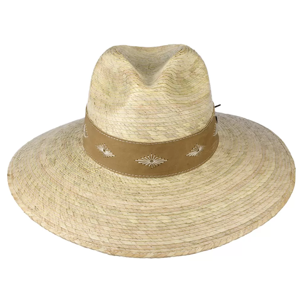 Chapeaux Trilby | Chapeaux Fedora^Scala Chapeau Fedora Safari en Paille de Palmier Bianca naturel