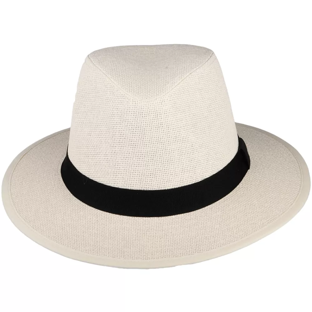 Chapeaux Trilby | Chapeaux Fedora^Failsworth Chapeau Fedora Safari en Paille Toyo naturel