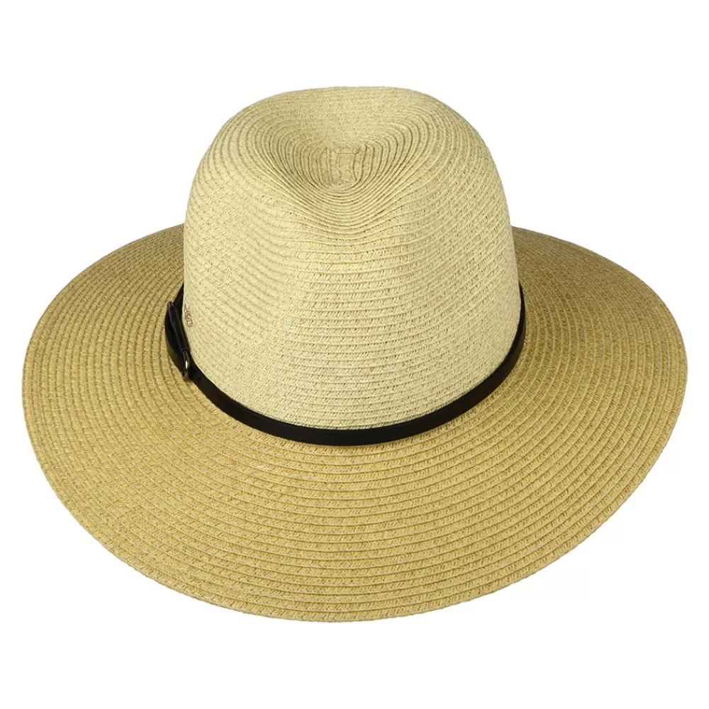Chapeaux Trilby | Chapeaux Fedora^Cappelli Chapeau Fedora Safari en Papier Tressé Sapo naturel-noir