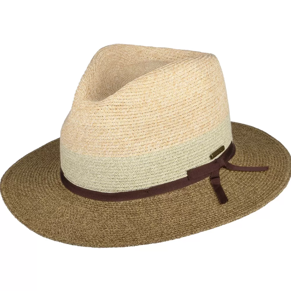Chapeaux Trilby | Chapeaux Fedora^Stetson Chapeau Fedora Safari Tricolore Traveller beige-marron