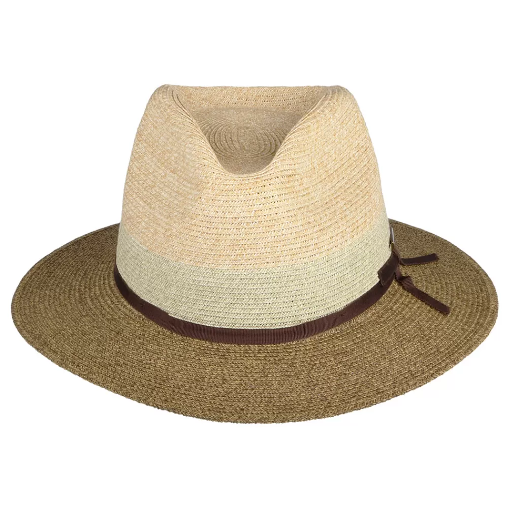 Chapeaux Trilby | Chapeaux Fedora^Stetson Chapeau Fedora Safari Tricolore Traveller beige-marron