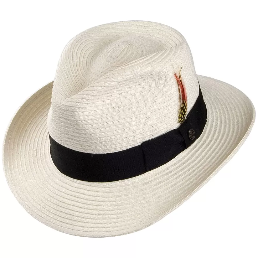Chapeaux Trilby | Chapeaux Fedora^Jaxon & James Chapeau Fedora Été en Paille Summer C- Crown ivoire JAXON & JAMES