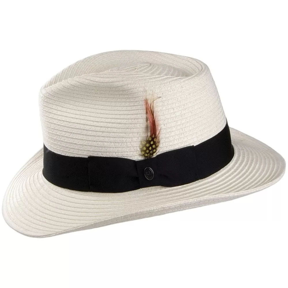 Chapeaux Trilby | Chapeaux Fedora^Jaxon & James Chapeau Fedora Été en Paille Summer C- Crown ivoire JAXON & JAMES