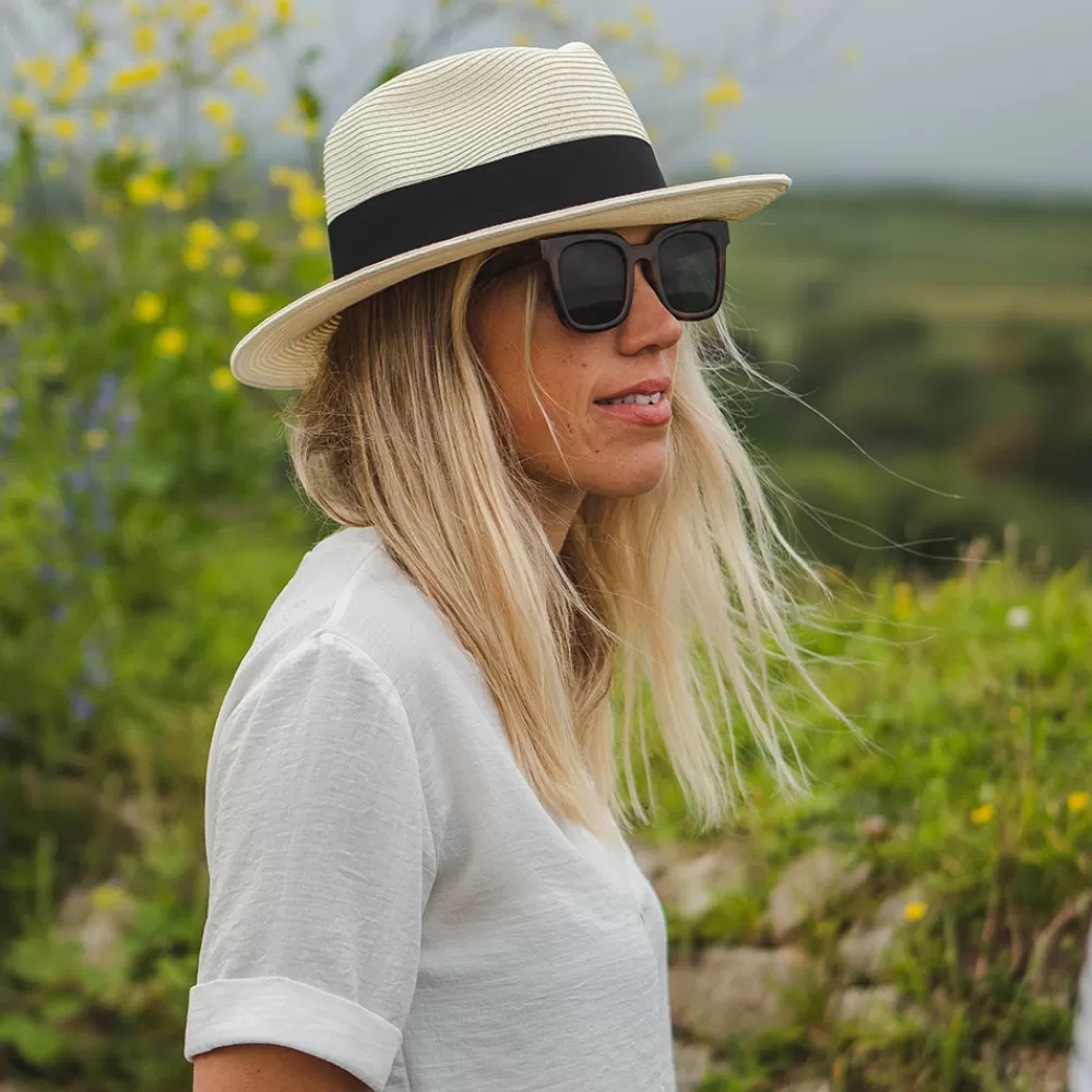 Chapeaux Trilby | Chapeaux Fedora^Jaxon & James Chapeau Fedora Été en Paille Summer C- Crown ivoire JAXON & JAMES