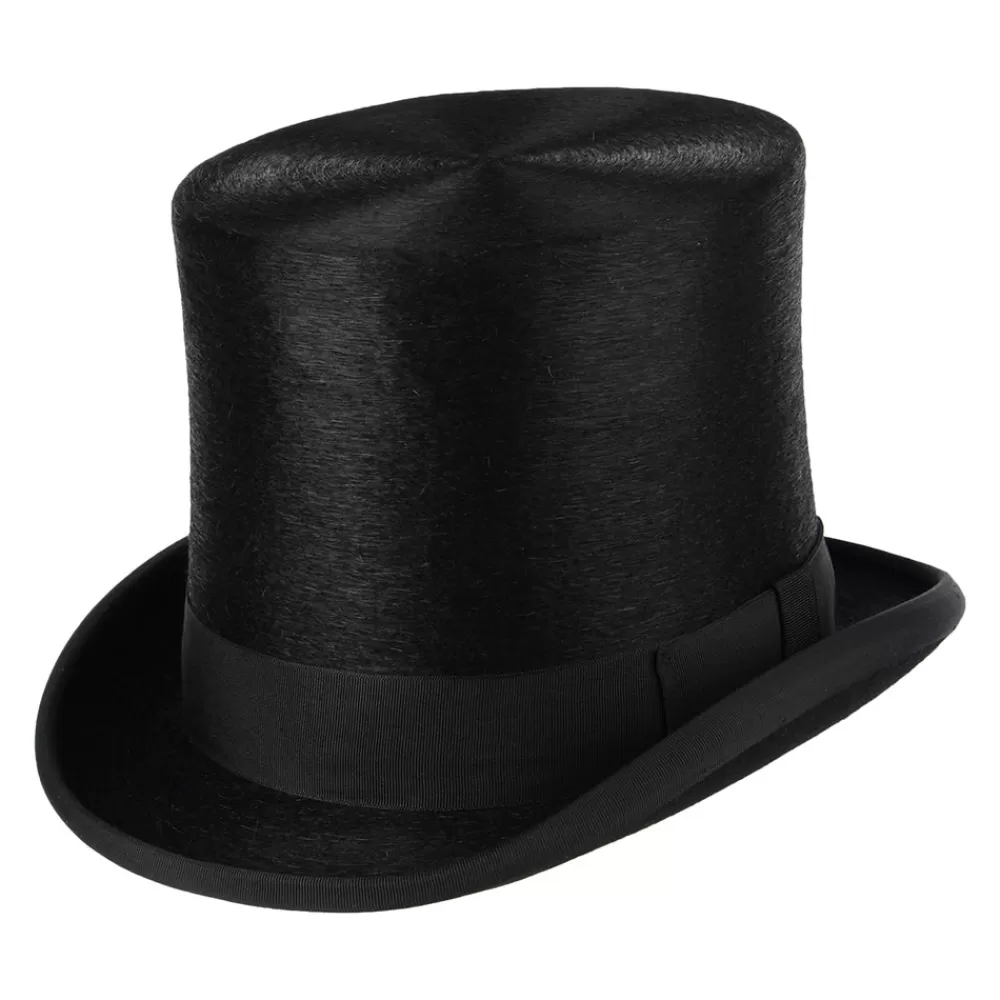 Hauts De Forme | Chapeaux Homme^Christys Chapeau Haut de Forme à Calotte Haute en Fourrure Feutrée noir