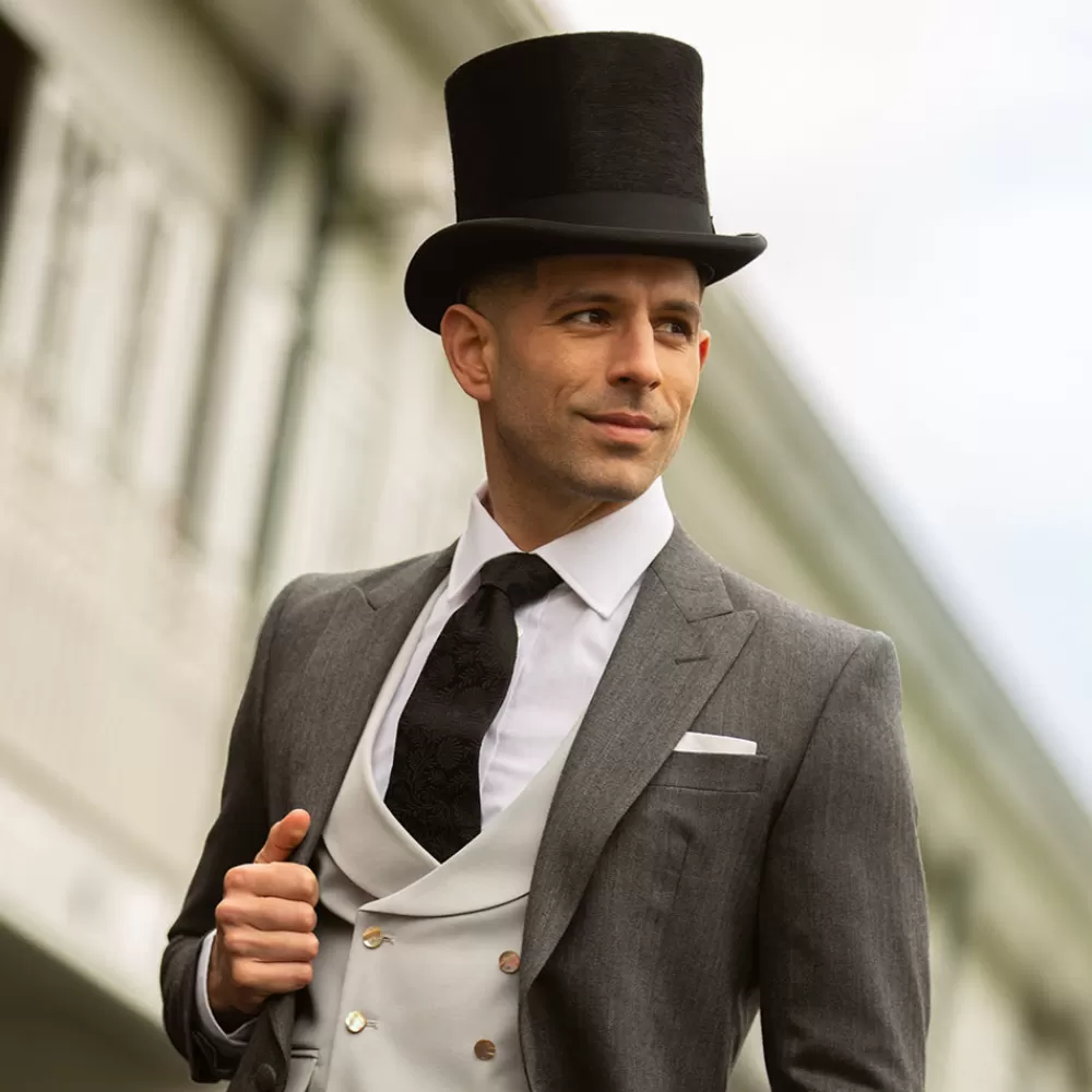 Hauts De Forme | Chapeaux Homme^Christys Chapeau Haut de Forme à Calotte Haute en Fourrure Feutrée noir