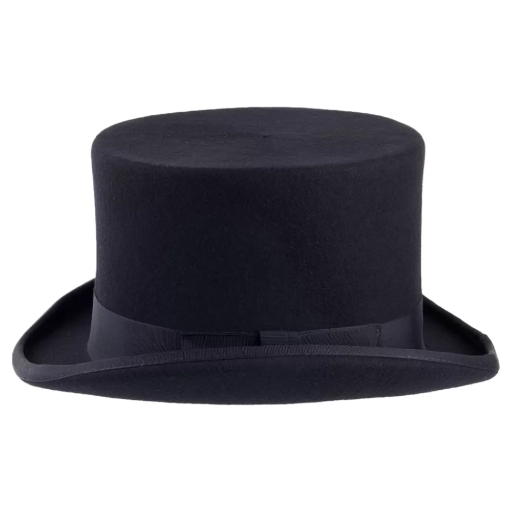 Hauts De Forme | Chapeaux Homme^Denton Chapeau Haut de Forme en Laine Feutrée bleu marine
