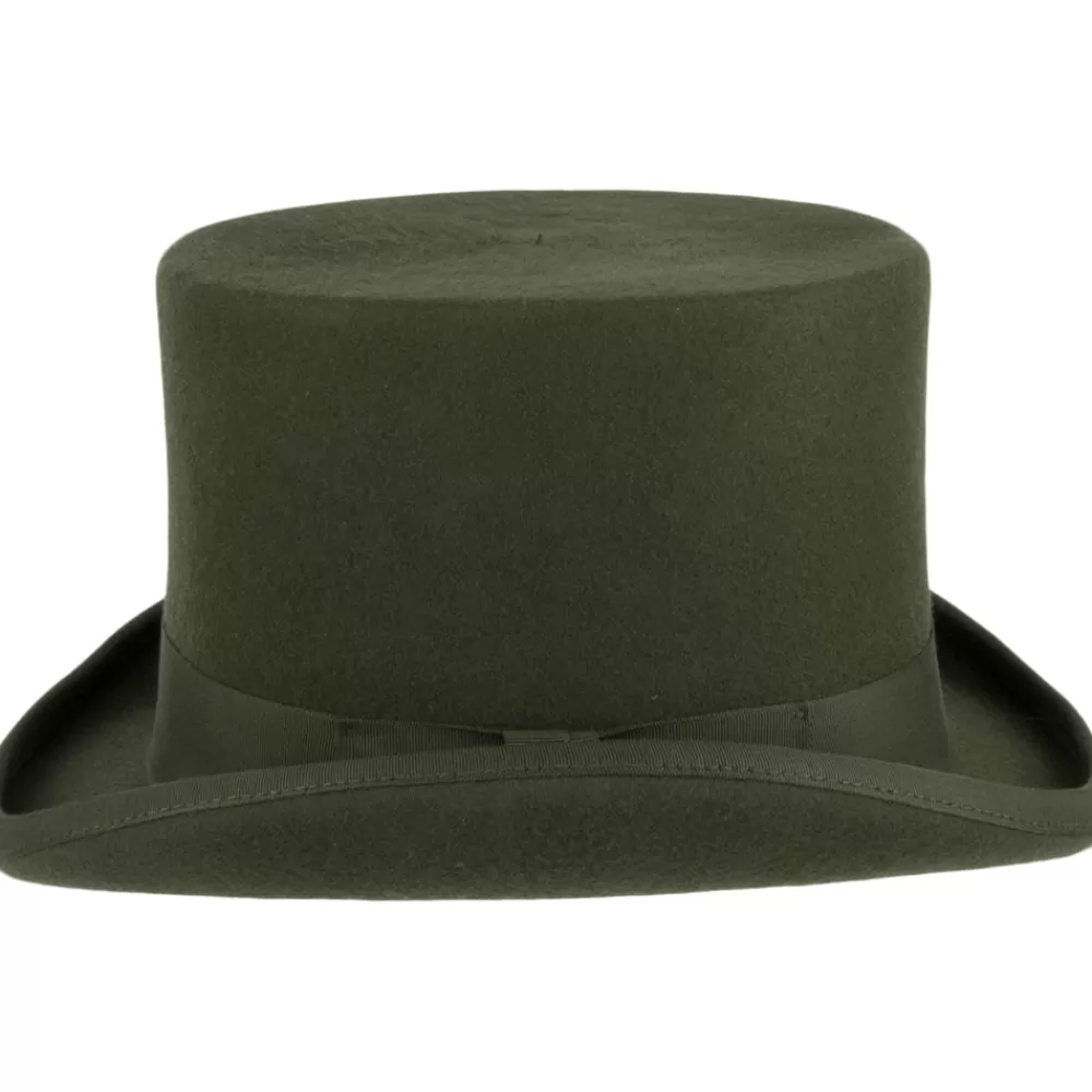 Hauts De Forme | Chapeaux Homme^Denton Chapeau Haut de Forme en Laine Feutrée forêt
