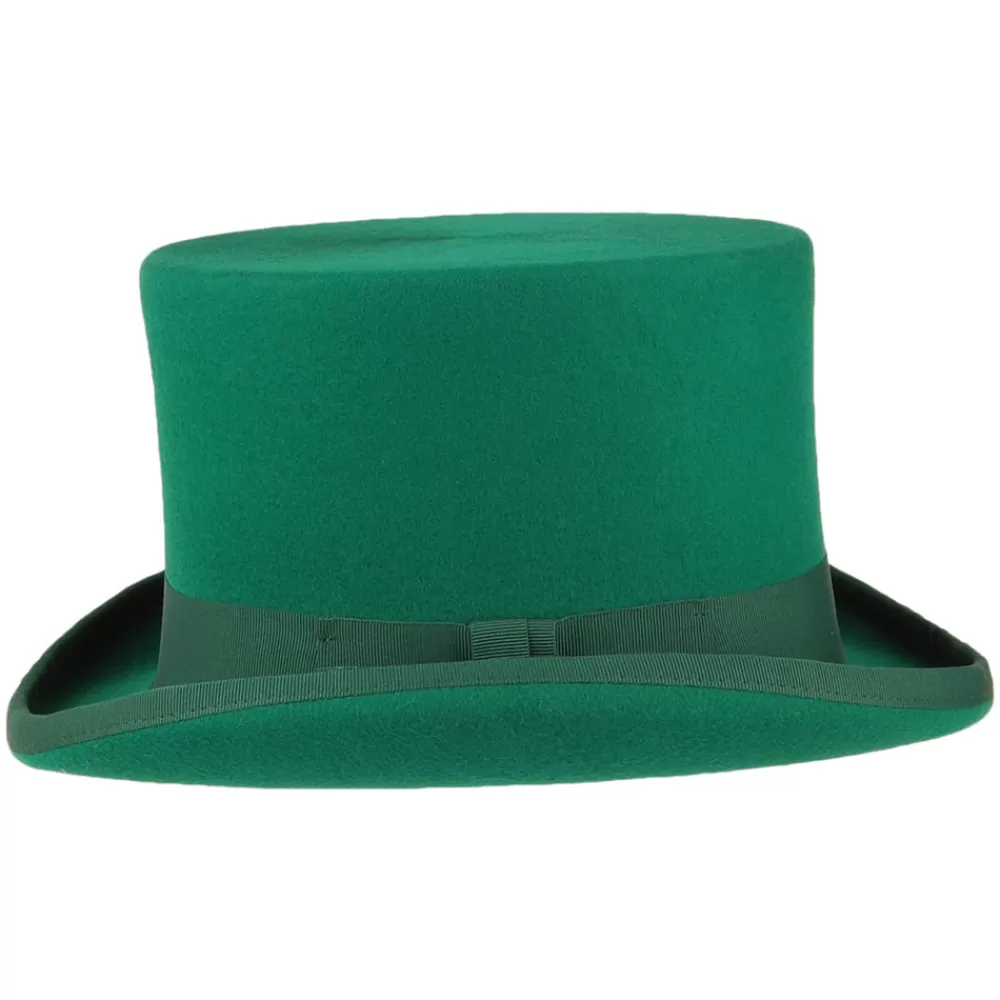 Hauts De Forme | Chapeaux Homme^Denton Chapeau Haut de Forme en Laine Feutrée vert