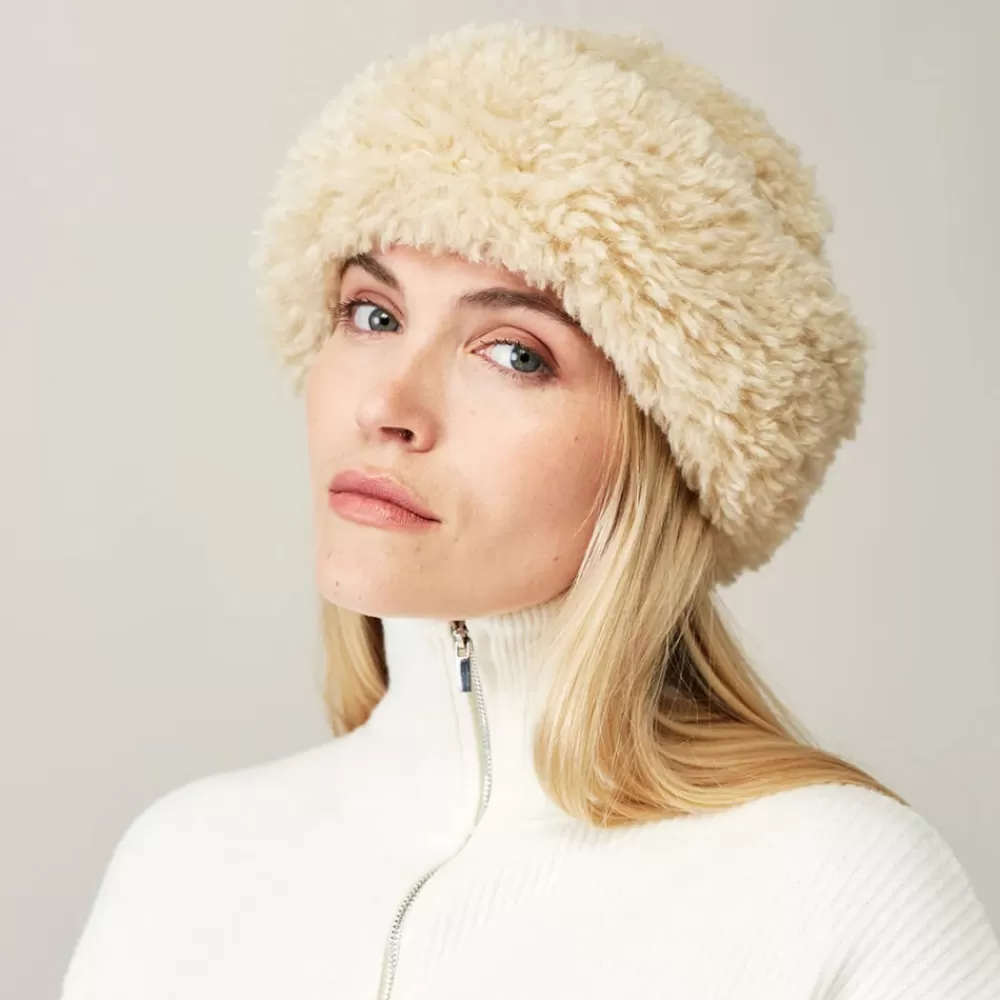 Fausse Fourrure | Chapeaux Hiver^Helen Moore Chapeau Hiver en Fausse Fourrure Sherpa crème