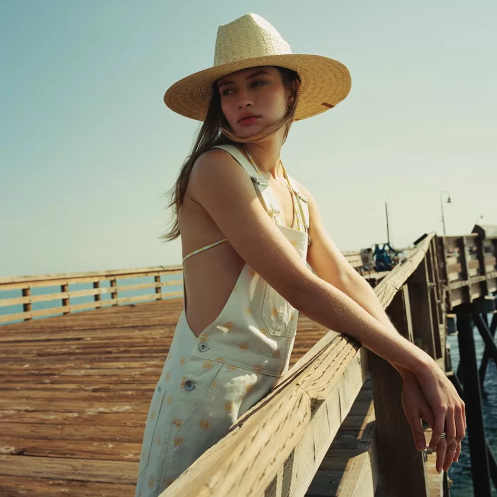 Chapeaux Été | Chapeaux De Paille^Brixton Chapeau Lifeguard en Paille avec Corde Noire Bells II beige sable