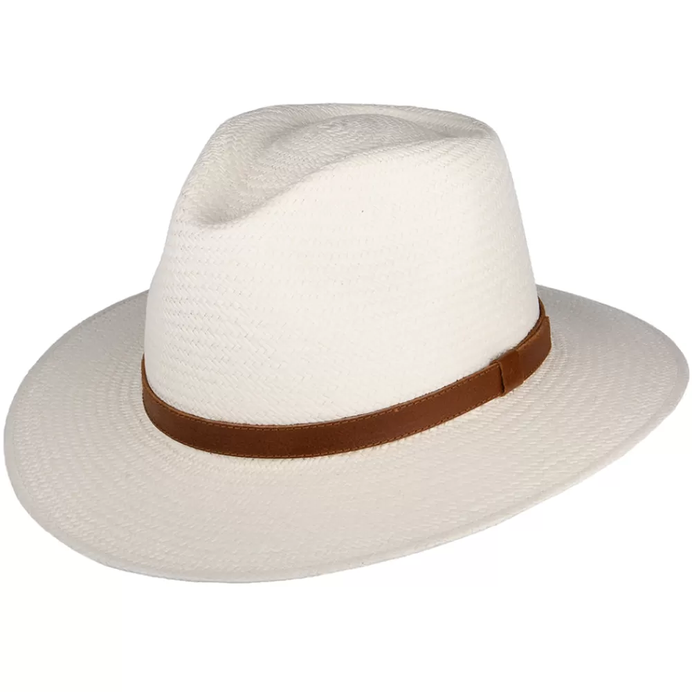 Chapeaux Trilby | Chapeaux Fedora^Failsworth Chapeau Panama Fedora Safari décoloré