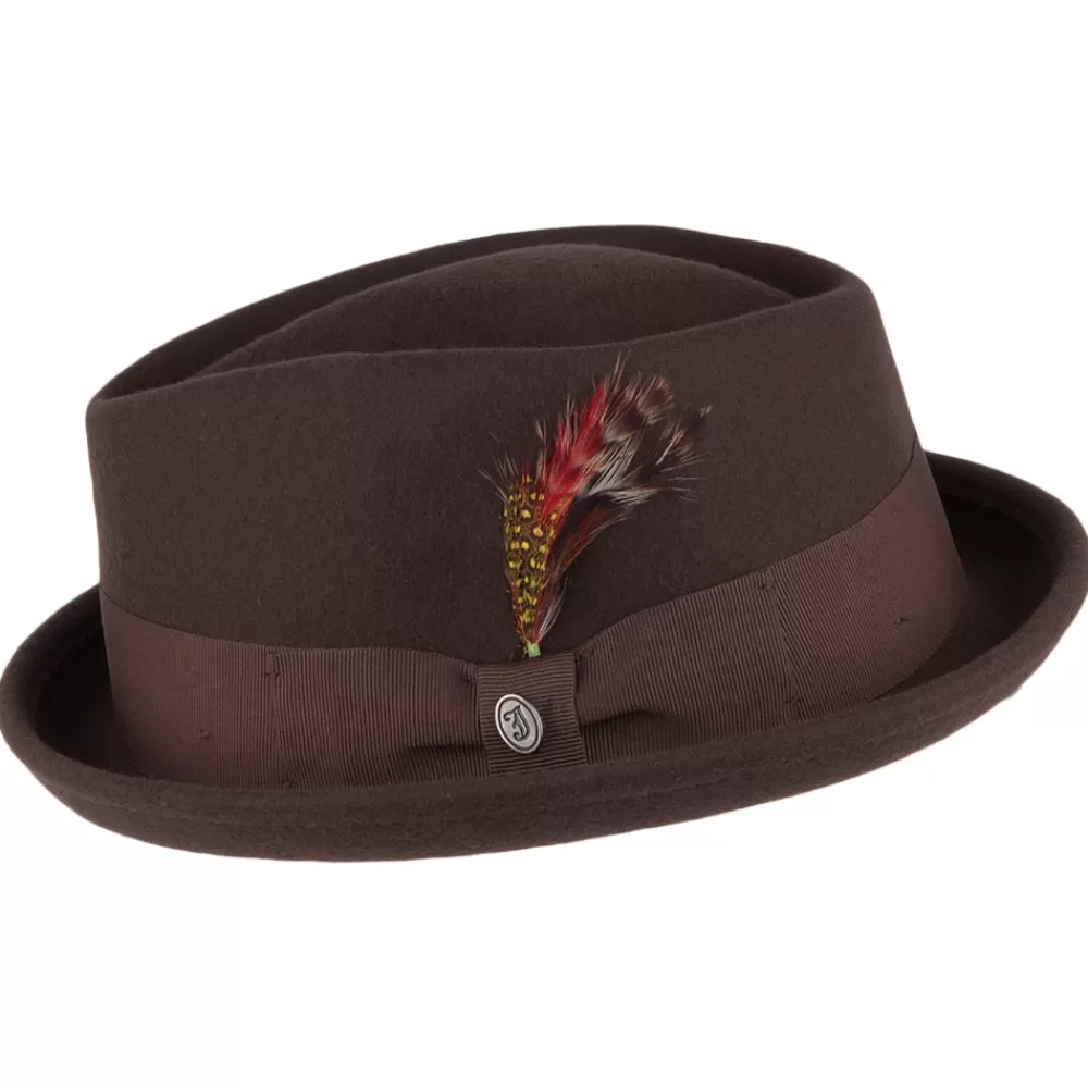Chapeaux Pork Pie | Chapeaux Hiver^Jaxon & James Chapeau Pork Pie Déformable Diamond Crown marron JAXON & JAMES