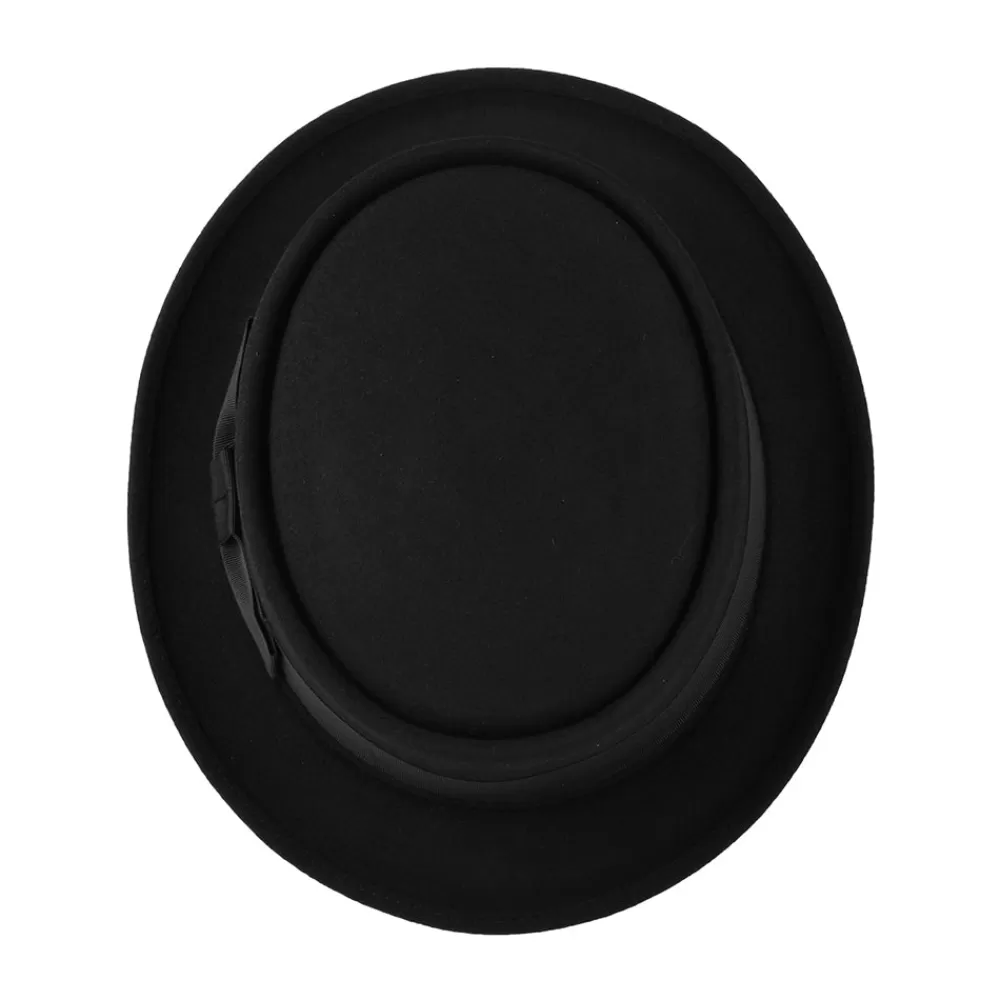 Grandes Tailles | Chapeaux Pork Pie^Christys Chapeau Pork Pie en Fourrure Feutrée Monk noir