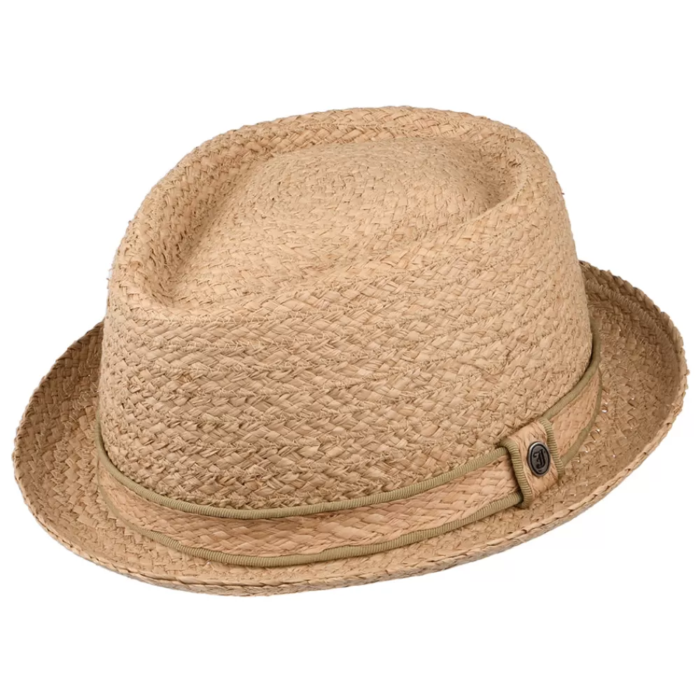 Grandes Tailles | Chapeaux Pork Pie^Jaxon & James Chapeau Pork Pie en Raphia Diamond Crown naturel JAXON & JAMES