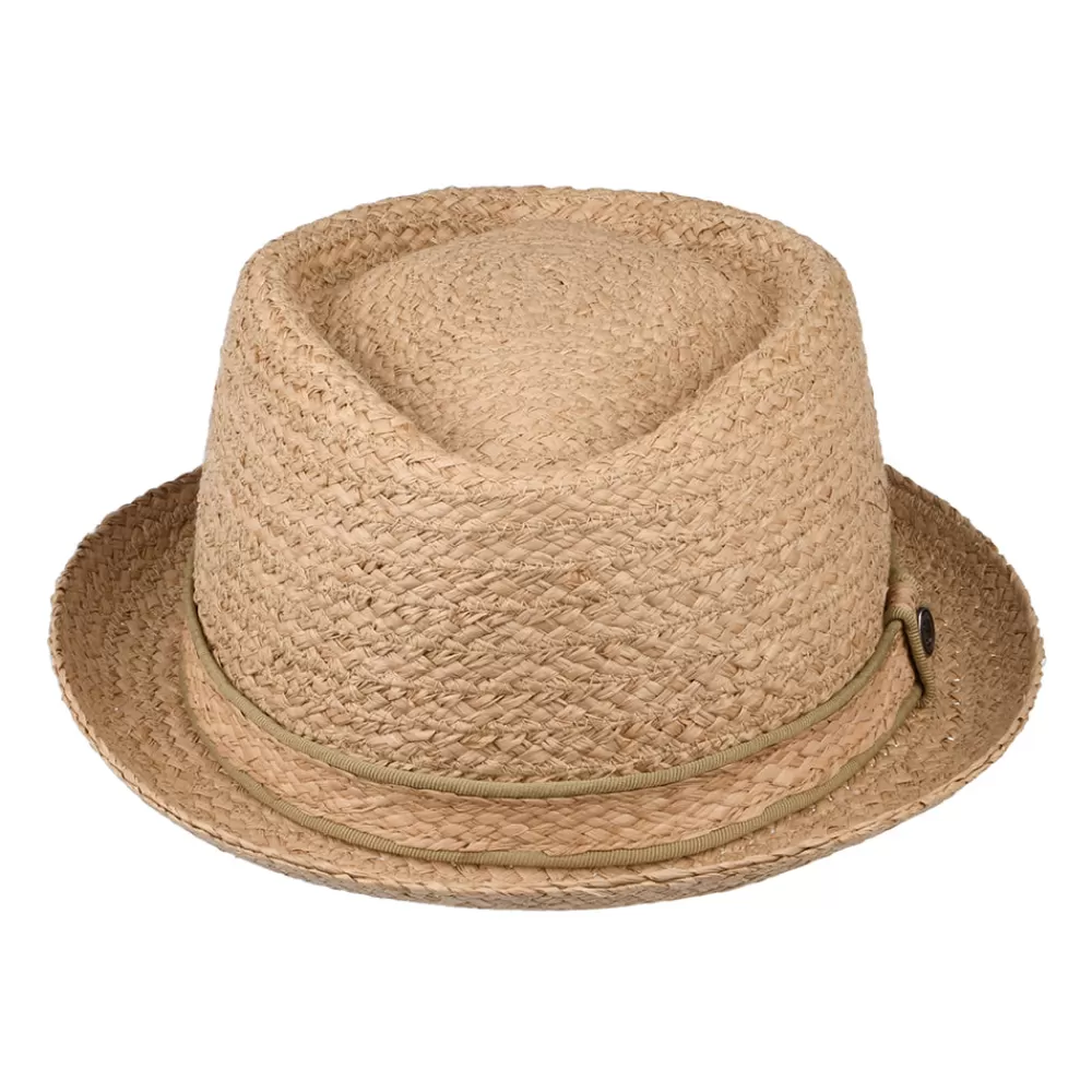 Grandes Tailles | Chapeaux Pork Pie^Jaxon & James Chapeau Pork Pie en Raphia Diamond Crown naturel JAXON & JAMES