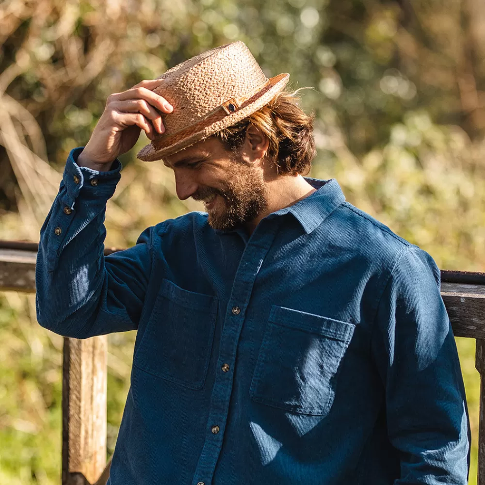 Grandes Tailles | Chapeaux Pork Pie^Jaxon & James Chapeau Pork Pie en Raphia Diamond Crown naturel JAXON & JAMES