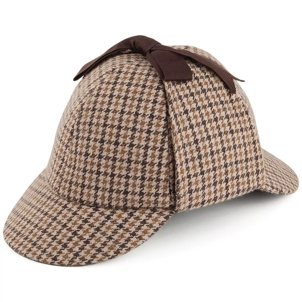 Grandes Tailles | Chapeaux Homme^Jaxon & James Chapeau Sherlock Holmes à motifs en pieds de poule JAXON & JAMES