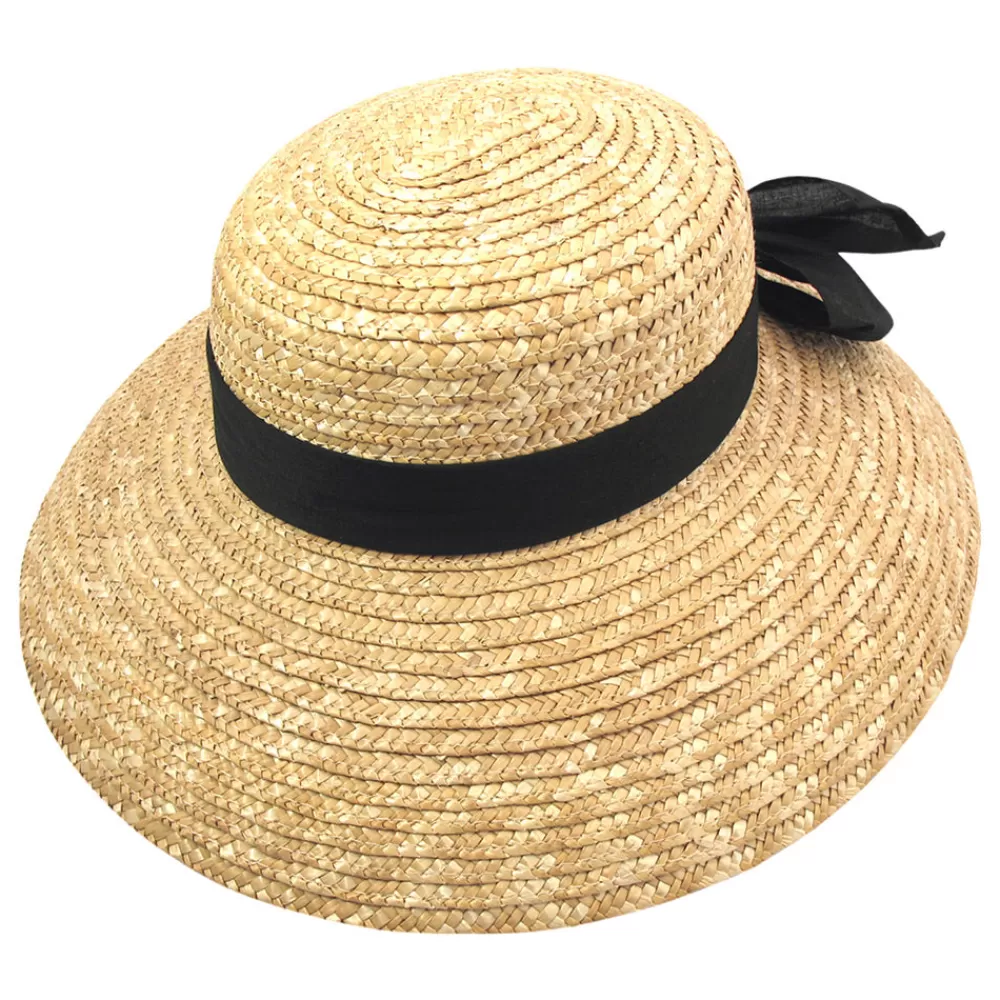 Chapeaux Été | Chapeaux De Paille^sur la tête Chapeau Été Canotier en Paille Milan naturel SUR LA TÊTE