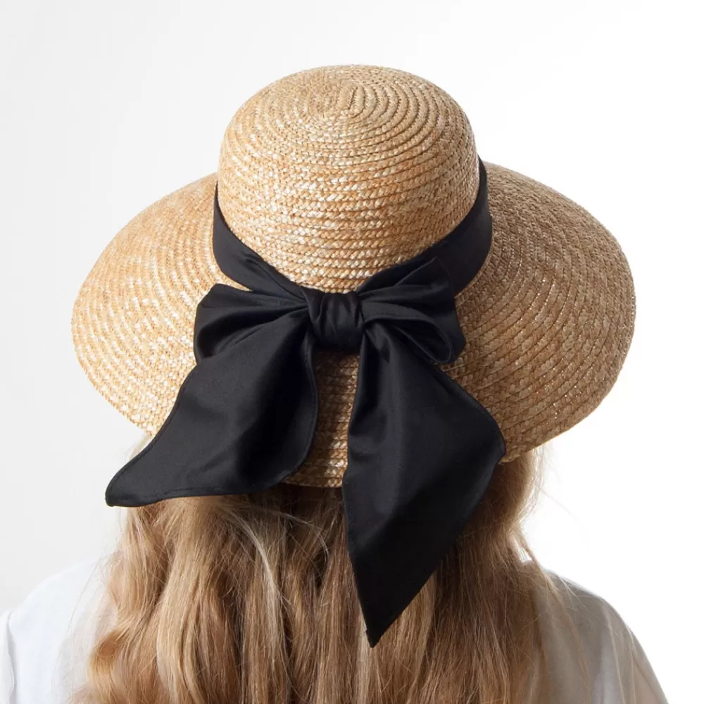 Chapeaux Été | Chapeaux De Paille^sur la tête Chapeau Été Canotier en Paille Milan naturel SUR LA TÊTE