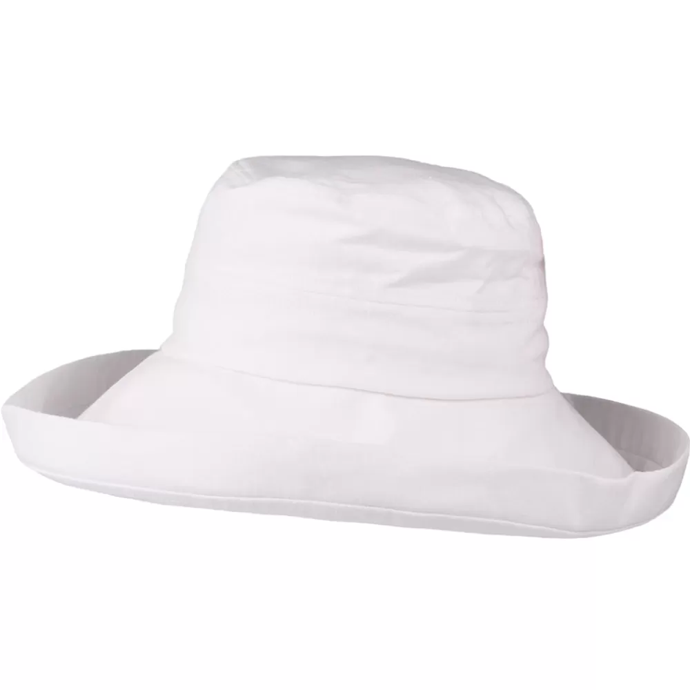 Petite Tailles | Chapeaux Été^sur la tête Chapeau Été en Lin Pliable Lily blanc SUR LA TÊTE