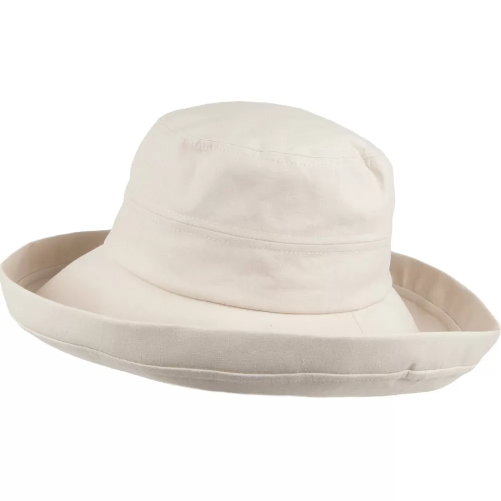 Chapeaux Été | Petite Tailles^sur la tête Chapeau Été en Lin Pliable Lily sable SUR LA TÊTE