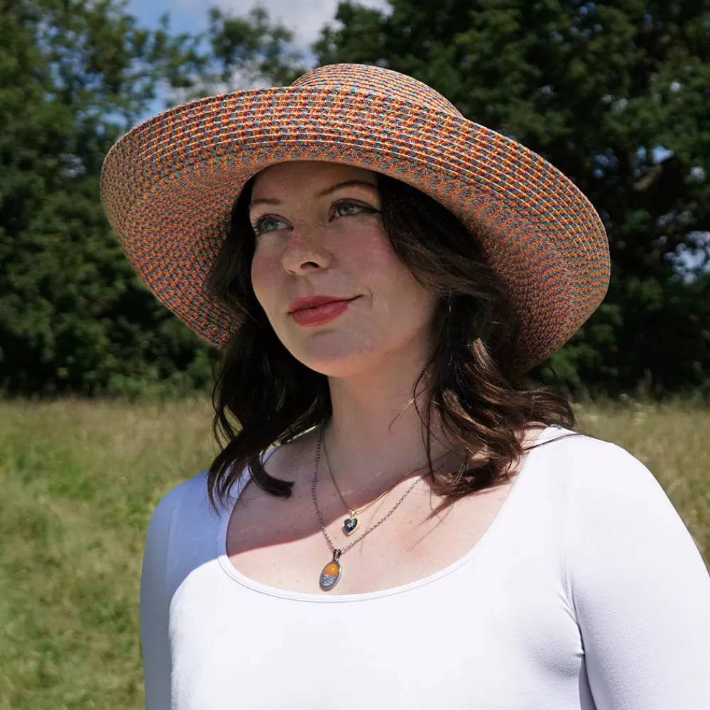 Chapeaux Été | Chapeaux De Paille^sur la tête Chapeau Été Pliable Traveller multicolore SUR LA TÊTE