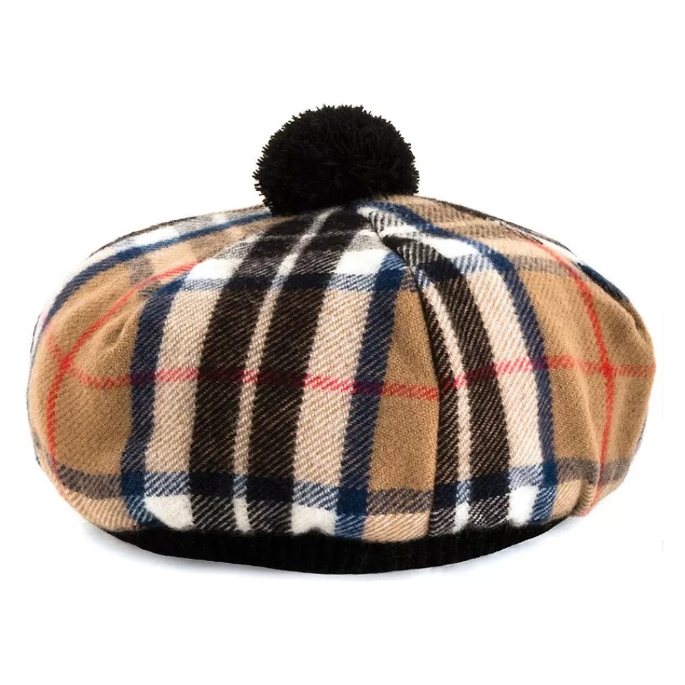 Bérets | Chapeaux Femme^Lochcarron Of Scotland Chapeau Tam O'Shanter en Laine d'Agneau Thomson Camel