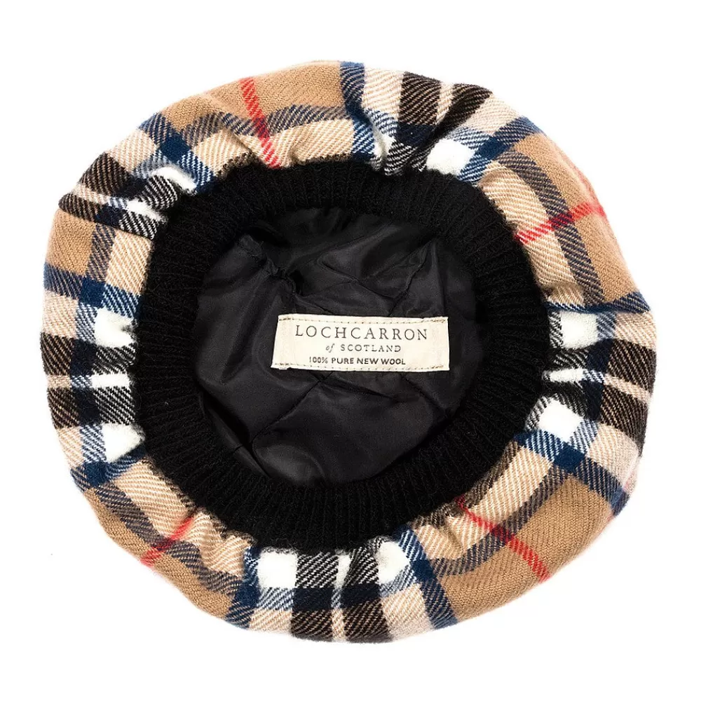 Bérets | Chapeaux Femme^Lochcarron Of Scotland Chapeau Tam O'Shanter en Laine d'Agneau Thomson Camel
