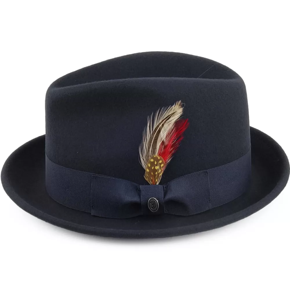 Chapeaux Trilby | Chapeaux Fedora^Jaxon & James Chapeau Trilby Déformable Blues bleu marine JAXON & JAMES