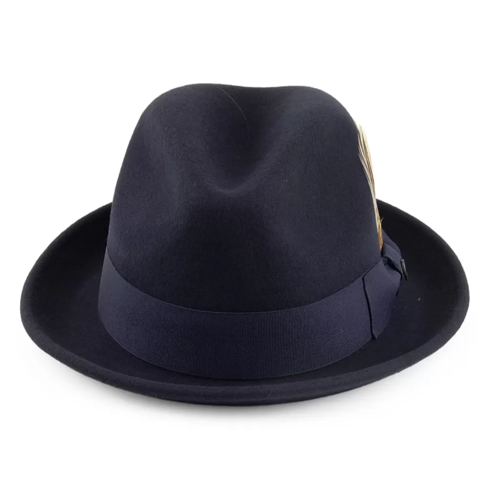 Chapeaux Trilby | Chapeaux Fedora^Jaxon & James Chapeau Trilby Déformable Blues bleu marine JAXON & JAMES