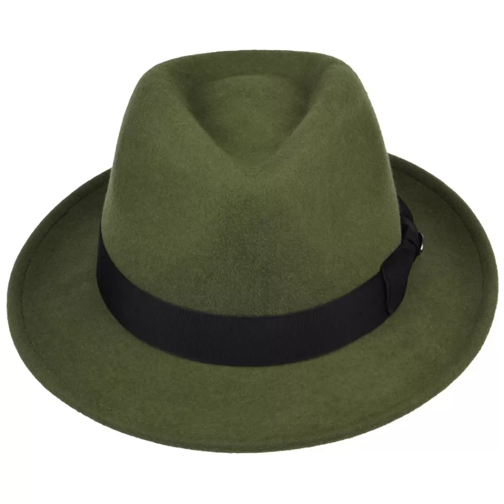 Chapeaux Trilby | Chapeaux Fedora^Bailey Chapeau Trilby en Laine Feutrée Maglor forêt