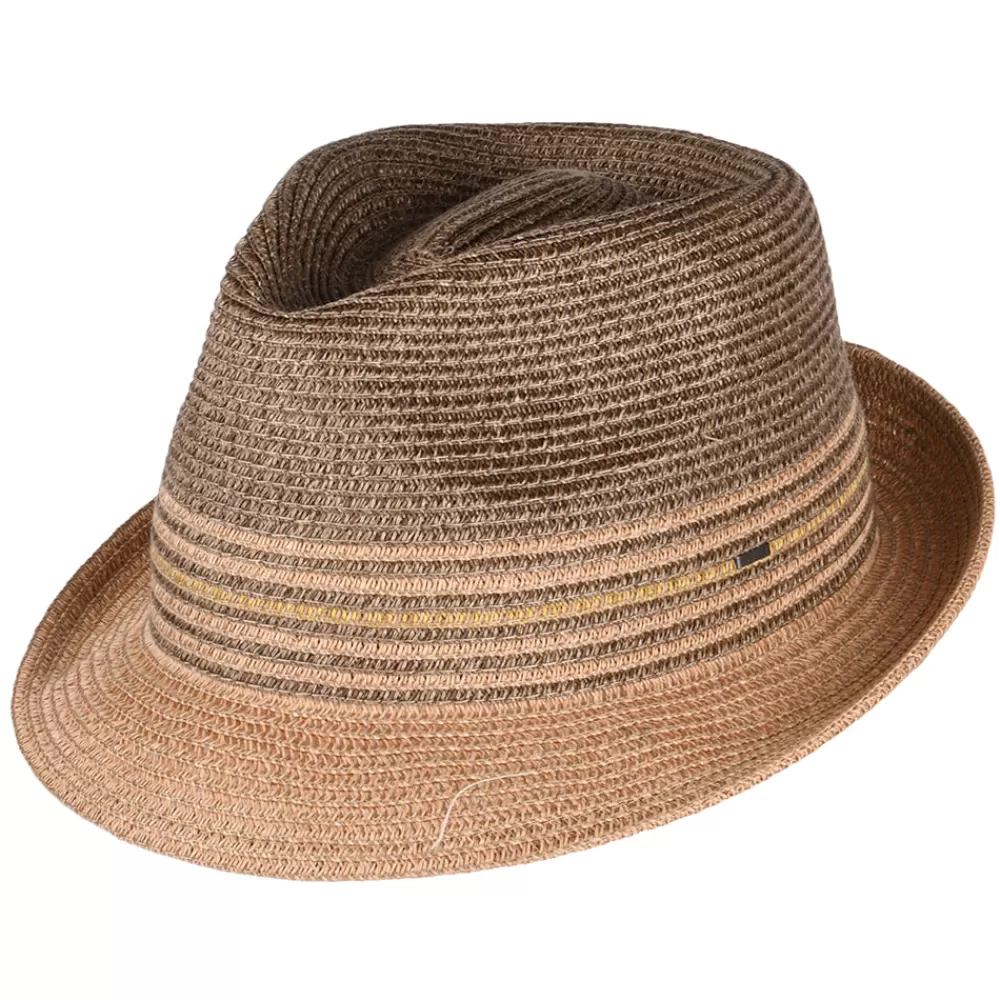 Chapeaux Trilby | Chapeaux Fedora^Bailey Chapeau Trilby en Paille Toyo Hooper marron-multicolore