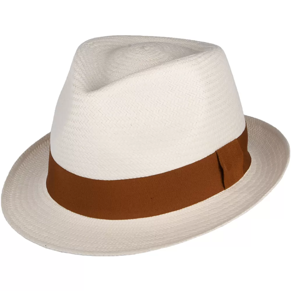 Chapeaux Trilby | Chapeaux Fedora^Failsworth Chapeau Trilby Panama décoloré-toffee