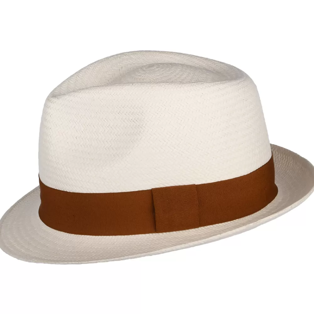 Chapeaux Trilby | Chapeaux Fedora^Failsworth Chapeau Trilby Panama décoloré-toffee