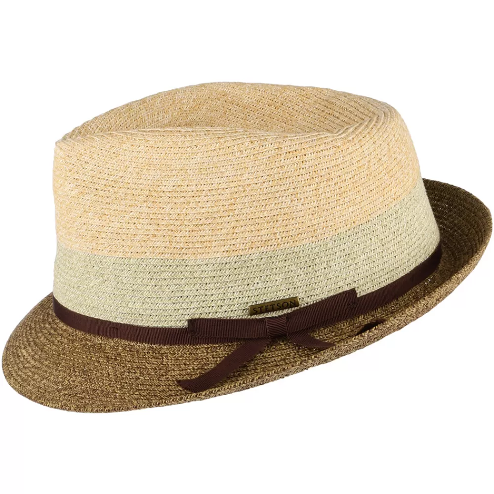 Chapeaux Trilby | Chapeaux Fedora^Stetson Chapeau Trilby Tricolore Player whisky