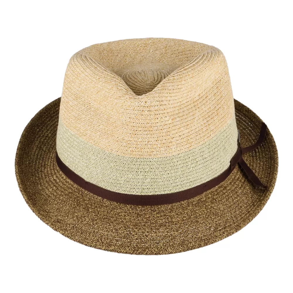 Chapeaux Trilby | Chapeaux Fedora^Stetson Chapeau Trilby Tricolore Player whisky